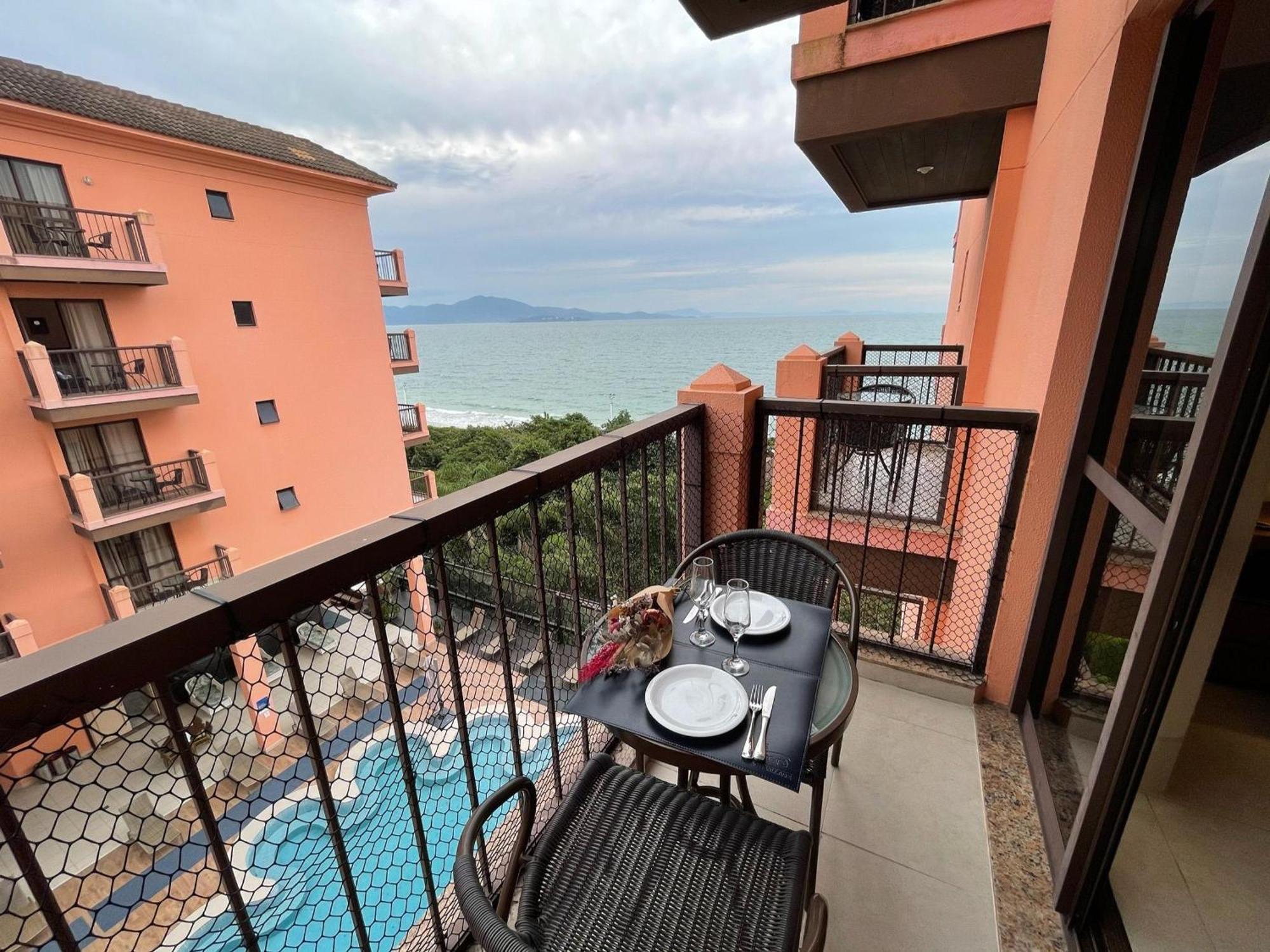 Resort Pe Na Areia - Studios Direto Com Proprietario Jbvjr Флорианополис Экстерьер фото