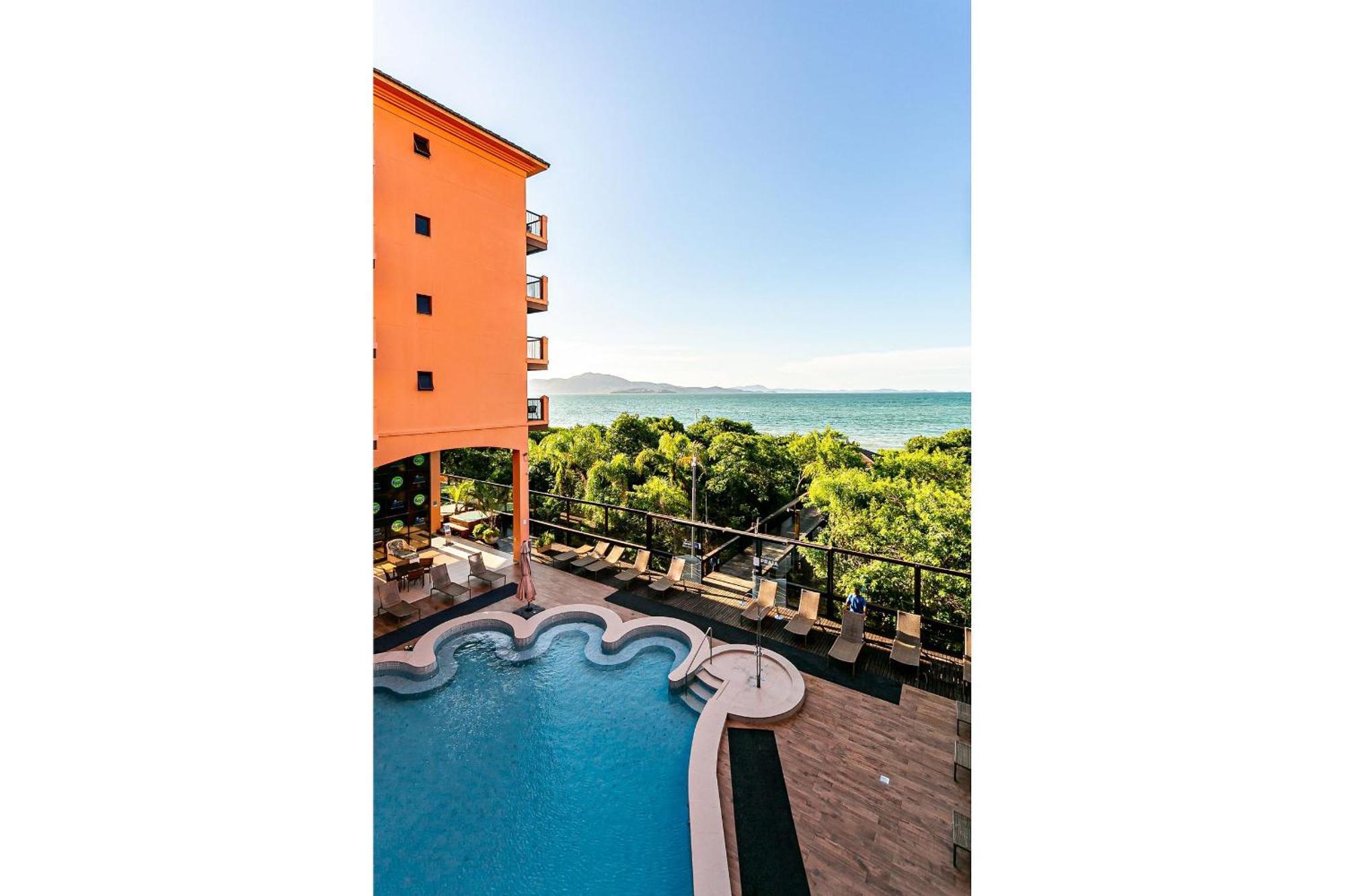 Resort Pe Na Areia - Studios Direto Com Proprietario Jbvjr Флорианополис Экстерьер фото