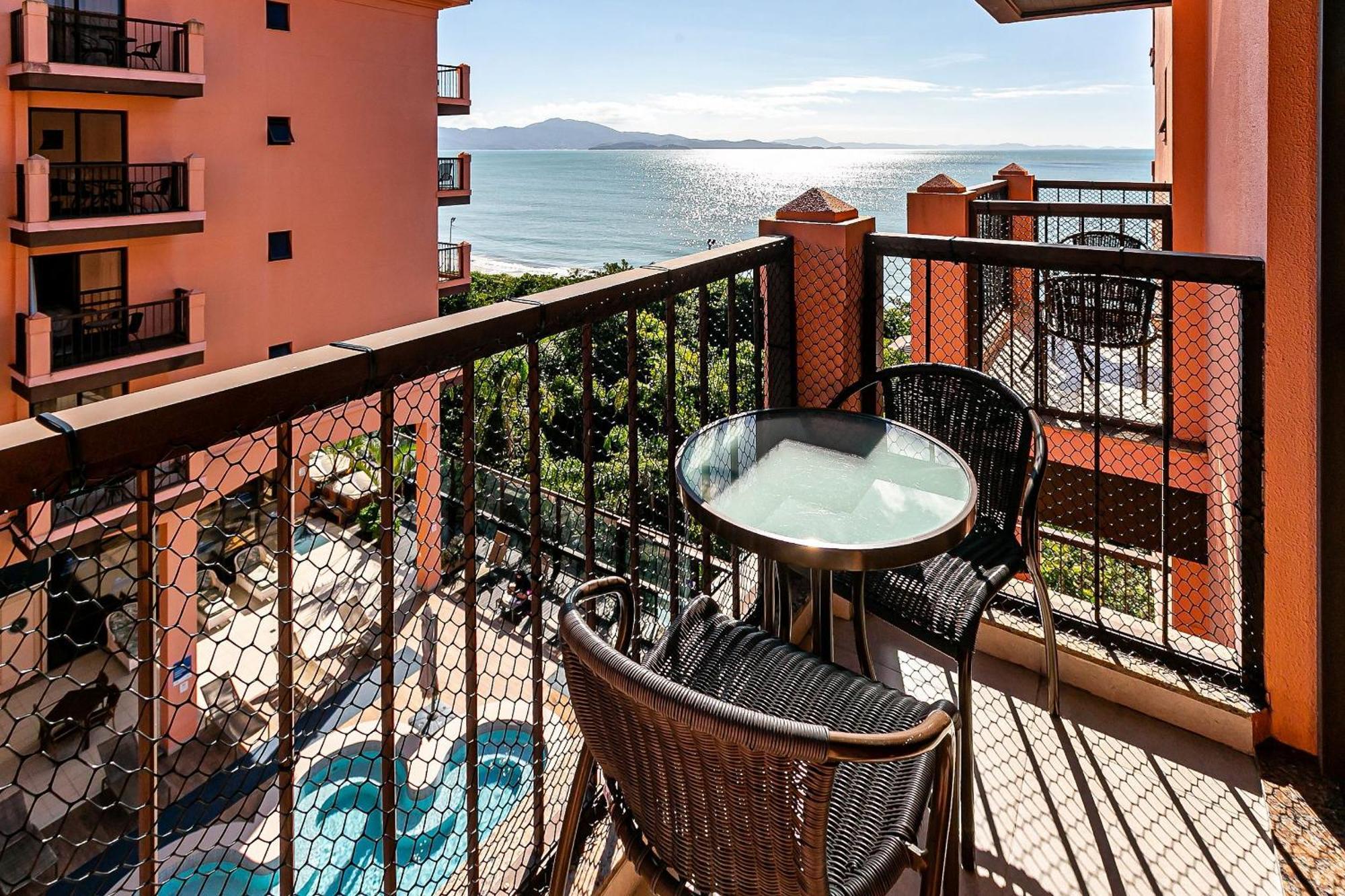 Resort Pe Na Areia - Studios Direto Com Proprietario Jbvjr Флорианополис Экстерьер фото