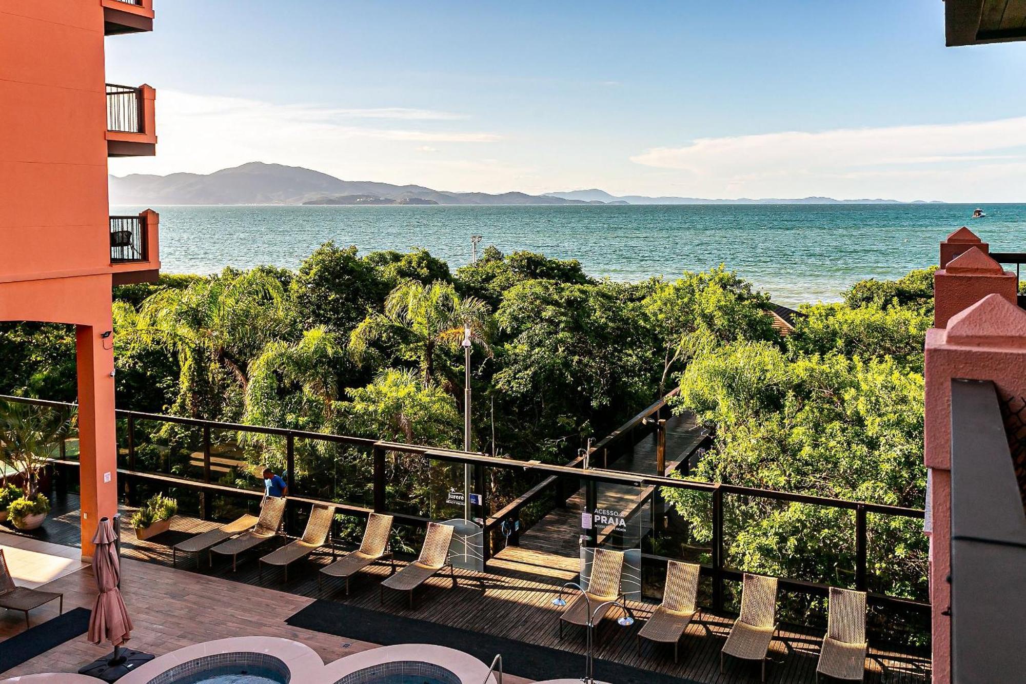 Resort Pe Na Areia - Studios Direto Com Proprietario Jbvjr Флорианополис Экстерьер фото